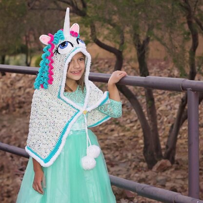 Unicorn Hooded Capelet