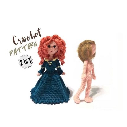 Valentina base body + Merida outfit