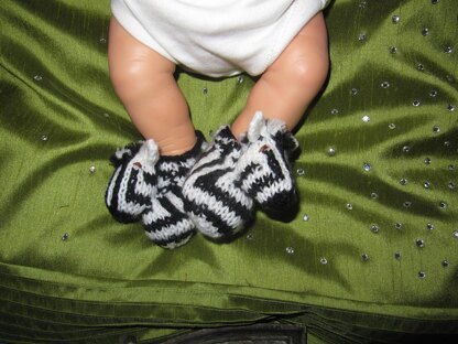 Baby Zebra Boots
