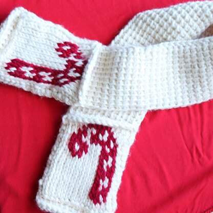 Tuni Candy Cane Scarf and Cowl