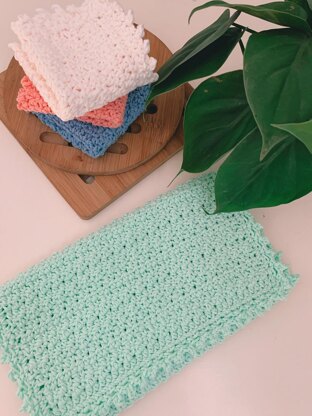 The Picot Posy Dish Towel