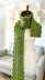 Reversible Cable Vine Scarf