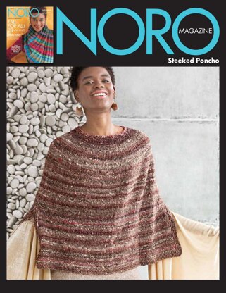 Steeked Poncho in Noro Kotori - 15507 - PDF