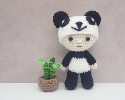 Felton in Panda Costume