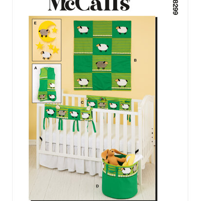 McCall's Nursery Items M8299 - Paper Pattern, Size OS (One Size Only)