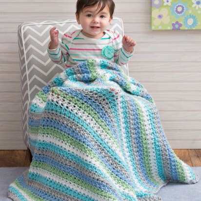 Twisted Lines Chunky Baby Blanket Pattern - Easy Crochet Patterns