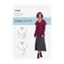 Simplicity Misses' Knit Wrap Jacket S9189 - Paper Pattern, Size A (XS-S-M-L-XL-XXL)