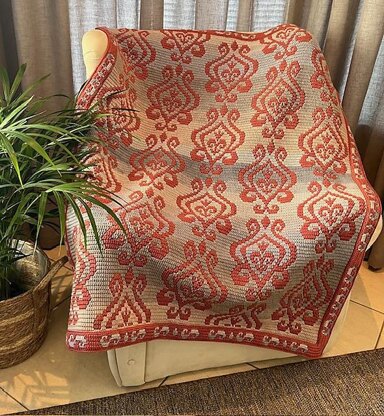 Siren Damask Mosaic Crochet