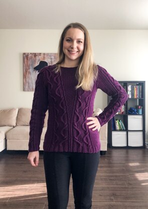 Free falling pullover by Linda Marveng