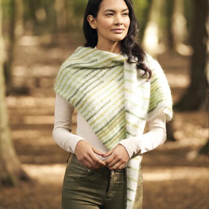 Triangular Shawl in Rowan Kidsilk Haze - Downloadable PDF