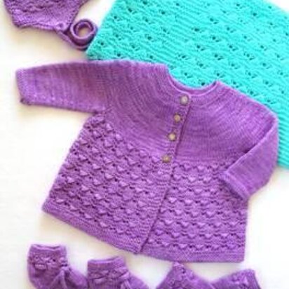 Baby's First Cardigan in Lion Brand Jiffy - 60131AD