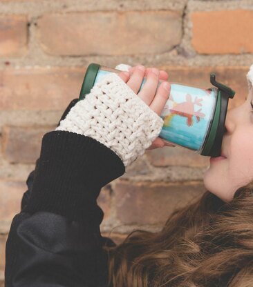 Cascading Ridges Fingerless Gloves