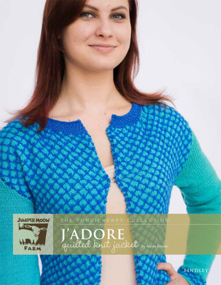 J'adore Quilted Knit Jacket in Juniper Moon Findley - Downloadable PDF