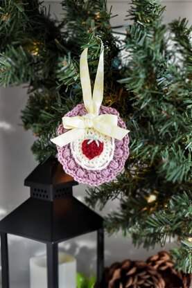 Coquette Strawberry Ornament