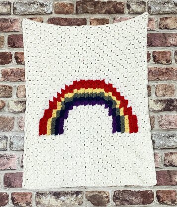 Rainbow C2C Blanket