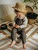 Kid's Boater Brim raffia Hat crochet pattern