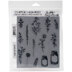 Stampers Anonymous Tim Holtz Cling Stamps 7"X8.5" - Flower Jar