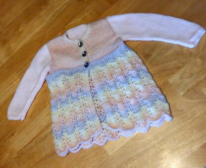 Toddler Cardigan Feather and Fan