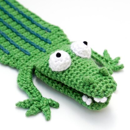 Crocodile Bookmark Crochet Pattern