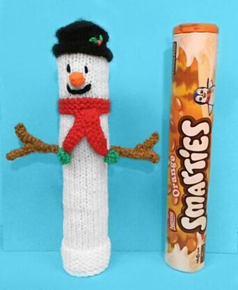 Snowman Smarties Holder