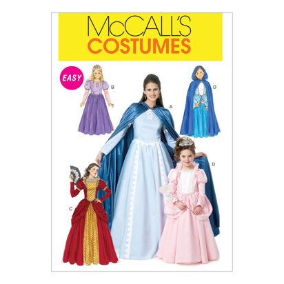 McCall's Misses'/Children's/Girls' Costumes M6420 - Sewing Pattern
