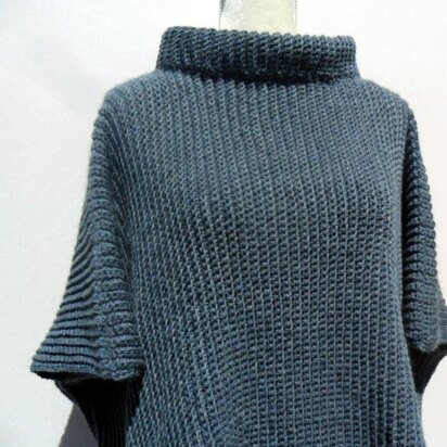 Ribbed Poncho