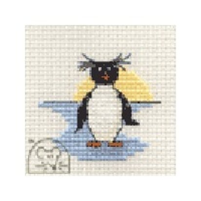 Mouseloft Stitchlets - Rockhopper Penguin Cross Stitch Kit - 64mm