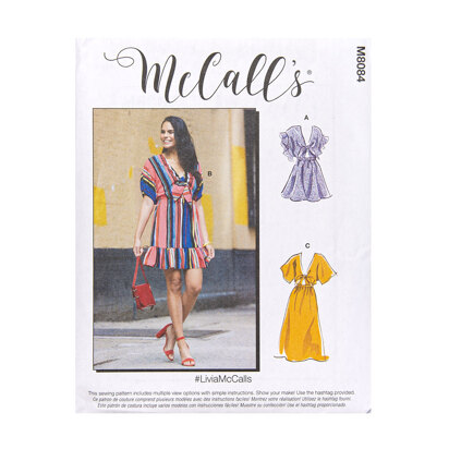 McCall's Misses' Dresses M8084 - Sewing Pattern