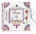 Un Chat Dans L'Aiguilles Embroidery Notebook Printed Embroidery Kit - 13x13 cm