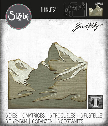 Sizzix Thinlits Die Set - Mountain Top by Tim Holtz