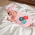 Newborn Baby Flower Cocoon & Hat