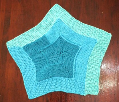 Spring Stroller Blanket a Loom Knit Pattern 