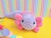 Axolotl crochet fidget toy