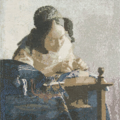 DMC The Lacemaker Cross Stitch Kit - 24 × 35.5 cm