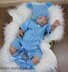 Cable Onesie Knitting Pattern #312