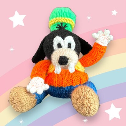 Goofy Dog choc orange cover / 15 cms toy