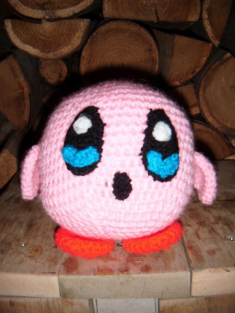 Kirby medium sized Crochet pattern by Zebrasaysmoocrafts | LoveCrafts
