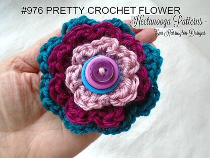 976 Pretty Crochet Flower