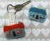 Home Sweet Home Wee House Brooch and Key Ring