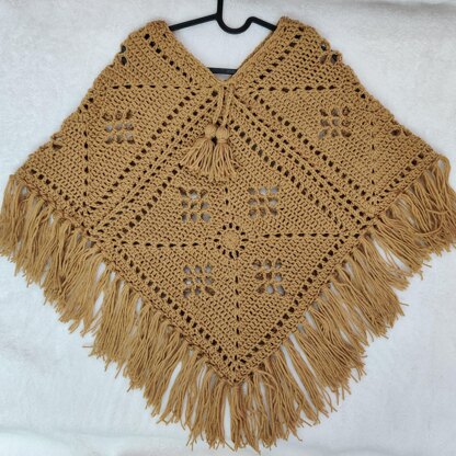 Crochet Flowertastic Poncho