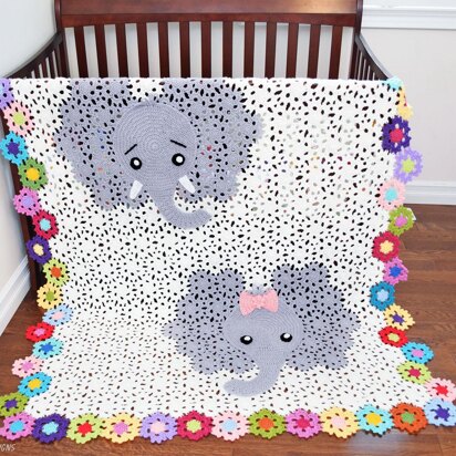 Josefina and Jeffery Elephant Blanket