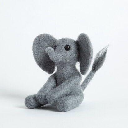 Hawthorn Handmade Mini Elephant Needle Felting Kit