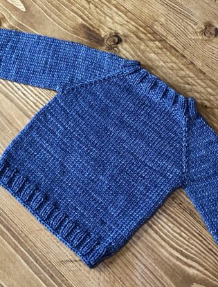 Top Down Simple Malabrigo Jumper