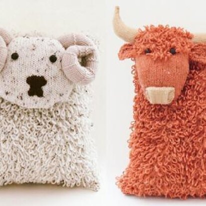 Heilan Coo & Shetland Sheep Cushions