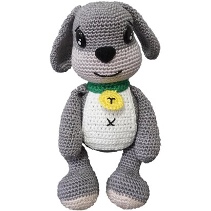 Crochet pattern dog Tom