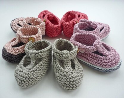 Quinn - T bar style baby shoes