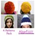 1 pattern FREE. 4 crochet hats patterns _PGR3