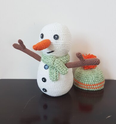 Crochet Snowman Amigurumi