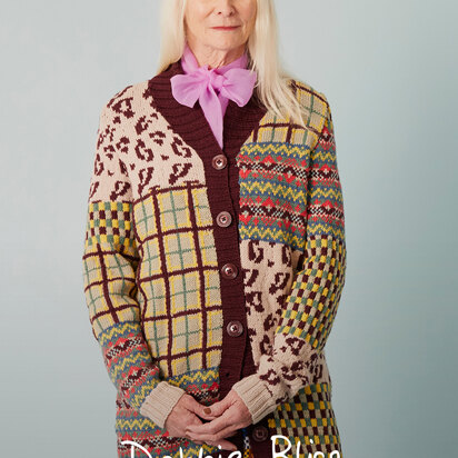 Aywick - Cardigan Knitting Pattern in Debbie Bliss Rialto DK - Downloadable PDF