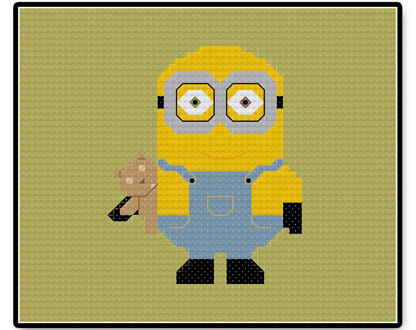 Minion Bob - PDF Cross Stitch Pattern